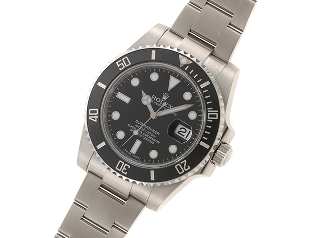 ランダム番 16年並行 Rolex ロレックス 時計 サブマリーナ ln 自動巻き メンズ ブラック ステンレススチール Ss 430 の購入なら 質 の大黒屋 公式