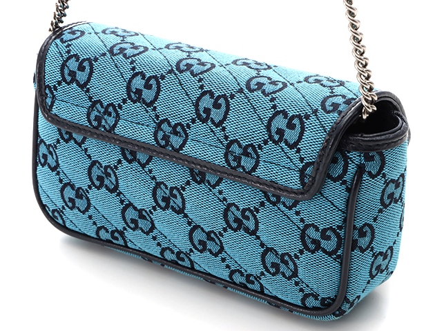 GUCCI グッチ GGマーモント 476433 キーリング付きスーパーミニ