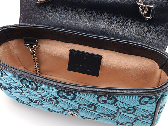 GUCCI グッチ GGマーモント 476433 キーリング付きスーパーミニ