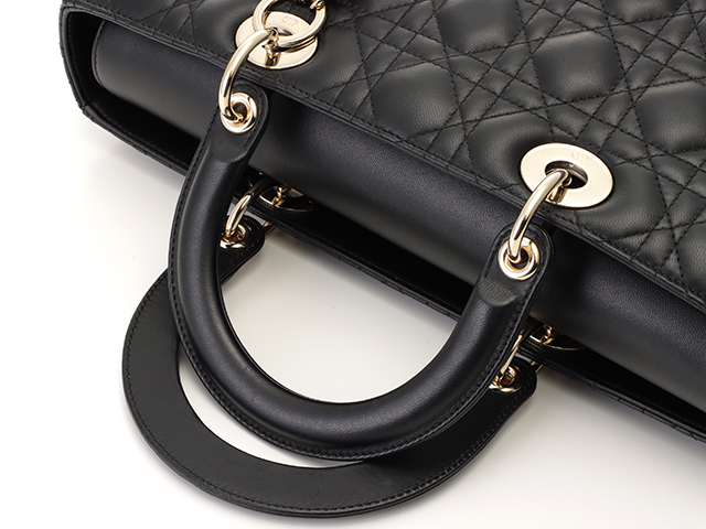 Dior ディオール カナージュレディディオール 2Wayハンドバッグ ラージ 
