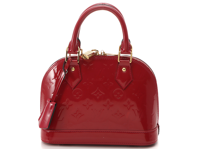 ［最終値下げ］ルイヴィトン ヴェルニ アルマBB ブラック ハンドバッグ LOUIS VUITTON ルイ・ヴィトン アルマBB ヴェルニ ポムダムール