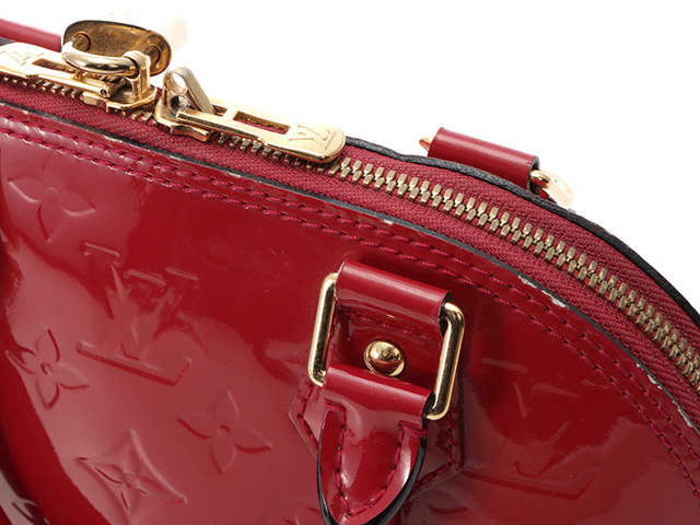 LOUIS VUITTON ルイ・ヴィトン アルマBB ヴェルニ ポムダムール