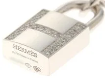エルメス HERMES アミュレットカデナネックレス  K18 WGホワイトゴールド × ダイヤモンド18石【472】AH