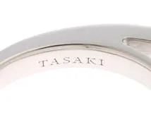 TASAKI　タサキ　リング　ホワイトゴールド　ブラックパール　ダイヤモンド　11.5号　【430】2143100371019