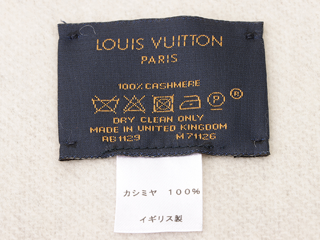 LOUIS VUITTON ルイ・ヴィトン エシャルプ・レイキャビック カシミヤ