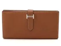 HERMES エルメス 財布 ベアンスフレ ヴォーエプソン ゴールド/SV金具 長財布 Ｃ刻印 【436】 2143100376465  の購入なら「質」の大黒屋（公式）