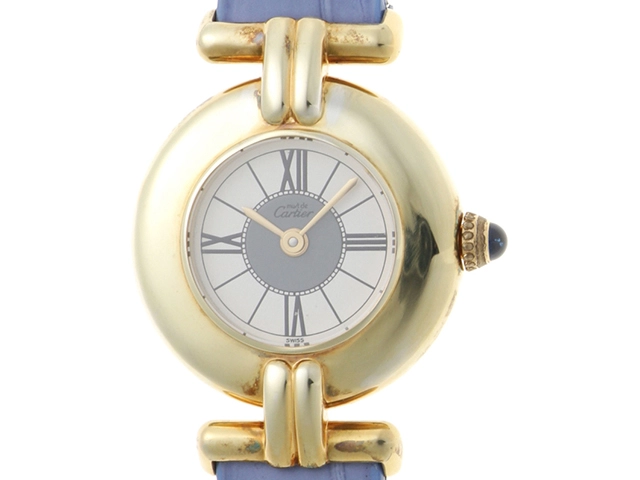 カルティエ マストコリゼ 590002 レザー クォーツ レディース Cartier】カルティエ『マストコリゼ ヴェルメイユ』590002