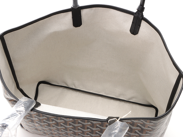 GOYARD ゴヤール バッグ サンルイPM ブラック PVC/レザー