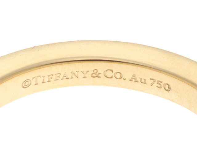 TIFFANY＆Co. ティファニー Ｔスクエア リング 750YG ＃19号 6.8