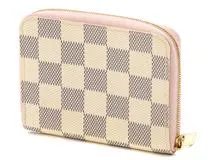 LOUIS VUITTON　ルイヴィトン　ジッピー・コインパース　N60229　ダミエ・アズール　ローズバレリーヌ　コインケース　【472】