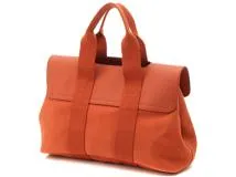 HERMES エルメス ヴァルパライソPM オレンジ シルバー金具