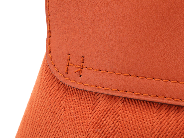 HERMES エルメス ヴァルパライソPM オレンジ シルバー金具