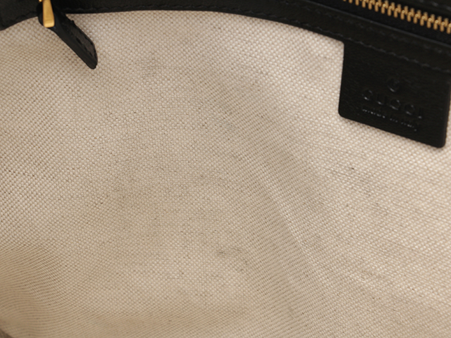 GUCCI グッチ トートバッグ ホースビット 1955 ブラック レザー