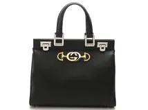 GUCCI グッチ ズゥミ スモール2WAYトップハンドルバッグ 569712 レザー