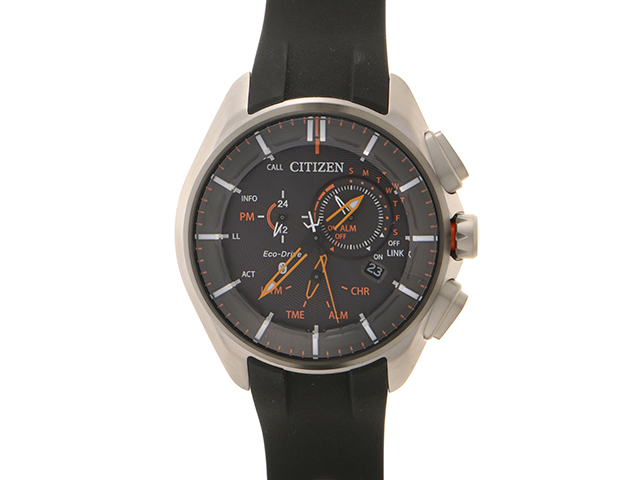 CITIZEN　シチズン　時計　エコ･ ドライブ　Bluetooth　BZ1041-06E　メンズ　チタニウム/ウレタン　TI/ウレタン　ブラック　 2143100402713　【430】