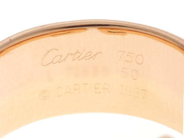 Cartier カルティエ リング Ｃ２ワイドＲ K18 イェローゴールド