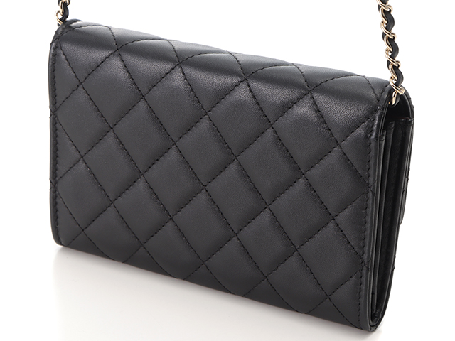CHANEL シャネル マトラッセ チェーンウォレット A84512 ラムスキン CHANEL シャネル マトラッセ チェーンウォレット A84512 ラムスキン