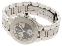 Cartier　カルティエ　時計　マスト21 クロノスカフ　W10172T2　SS　クォーツ　製造終了モデル　メンズ （2143100406865）【200】T
