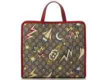 GUCCI グッチ チルドレンズスペース柄 GGスプリームトートバッグ