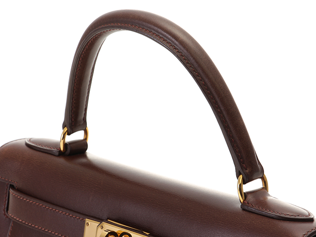 ネット限定】 HERMES エルメス ケリー28 □C 外縫い ボックス