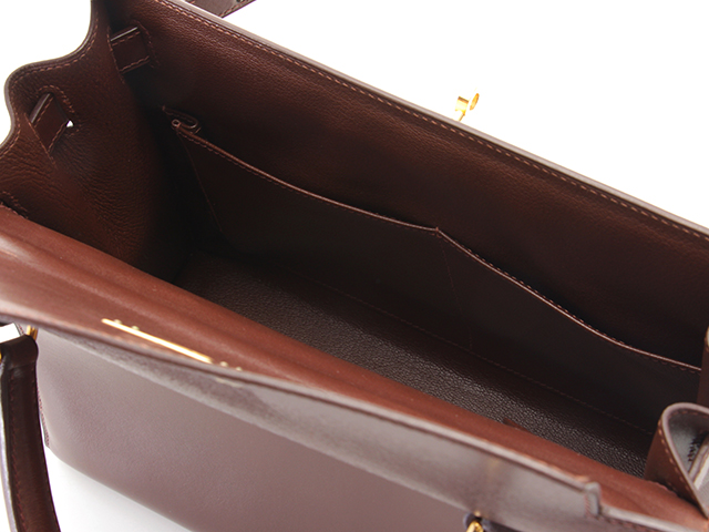 ネット限定】 HERMES エルメス ケリー28 □C 外縫い ボックス