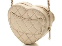 CHANEL シャネル ショルダーバッグ マトラッセ ミニ ハート