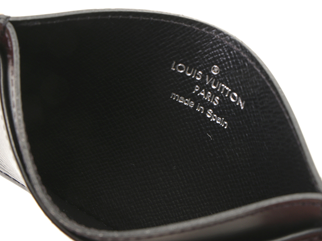 ルイヴィトン エピ ポルトカルト サーンプル ノワール 黒 M63512 LOUIS VUITTON ルイヴィトン カードケース ポルトカルト