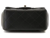 CHANEL シャネル ミニマトラッセチェーンショルダー ブラック/G金具