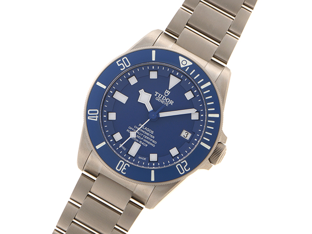 TUDOR　チューダー　ぺラゴス　25600TB　チタニウム　セラミック　ブルー　【431】