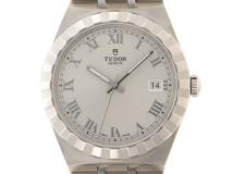2022年12月並行ギャランティ　TUDOR　チューダー　時計　ロイヤル　28500　SS　シルバー文字盤　100ｍ防水　自動巻き　2143100420267　【437】