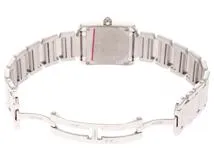 Cartier　カルティエ　タンクフランセーズSM　ダイヤベゼル　WE1002S3　クオーツ　女性用腕時計　2143700171347　【437】