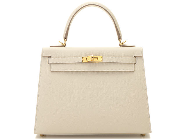 HERMES エルメス ケリー25 クレ/GP エプソン U刻印 【432】 の購入なら