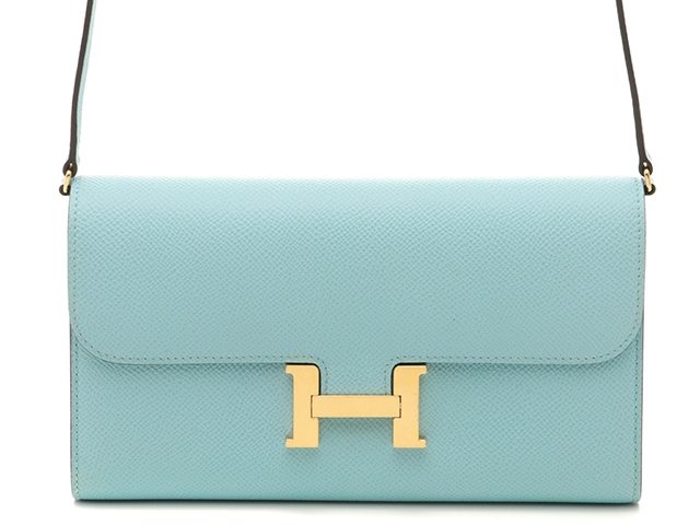 【上品に魅せる★】HERMES ショルダーバッグ シンプル♪【HERMES】ウォレットバッグ エルメスナップ (HERMES