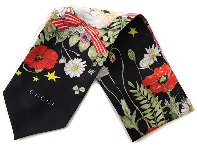 本物の 新作 ヒグチユウコ GUCCI ネックボウ シルク 公式】 ネックボウ