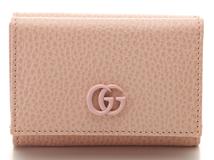GUCCI　グッチ　ダブルＧ　ウォレット　ライトピンク　レザー【471】