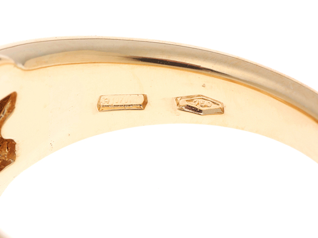BVLGARI ブルガリ トリカ リング K18イエローゴールド 約12.1g #12.5