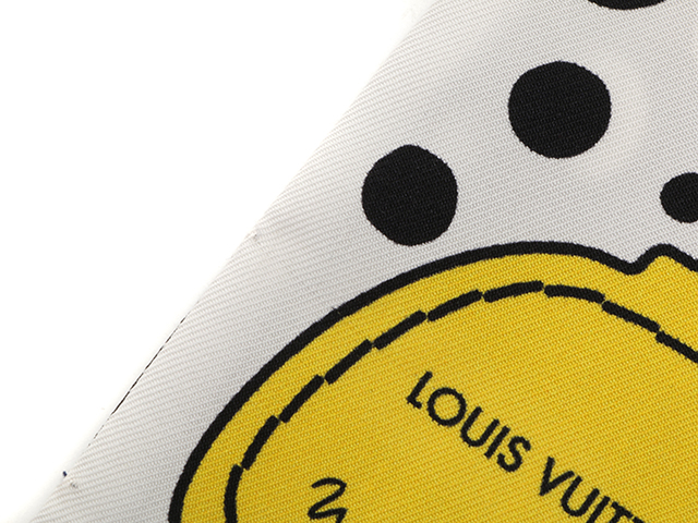新品未使用】スカーフ LV×YK バンドー インフィニティ ドット 黄