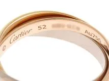 Cartier　カルティエ　トリニティ 　リング　K18YG/WG/PG ゴールド　　 　5.0g　#52【460】　2143100434301