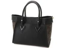 LOUIS VUITTON ルイヴィトン オンマイサイドＰＭ モノグラム/カーフ ノワール M57728【460】2143100435520  の購入なら「質」の大黒屋（公式）