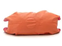 LOEWE ロエベ ナッパアイレ レザー オレンジ/ピンク ハンドバッグ 