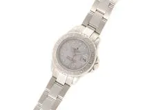 Y番台2003年並行 ROLEX ロレックス 腕時計 ヨットマスター ロレジウム 169622 ステンレス／プラチナ シルバー文字盤 自動巻き【472】SS