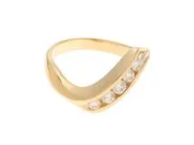 JEWELRY　ジュエリー　 　リング　K18イエローゴールド　　ダイヤモンド　0.33 　4.3g　#10　2143100436060【472】H