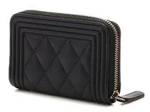 CHANEL シャネル ボーイシャネル マトラッセ ジップコインパース 
