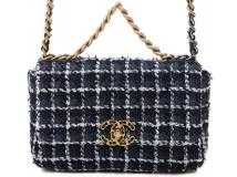CHANEL シャネル CHANEL19 AS1160 ブルー/ホワイト/ブラック
