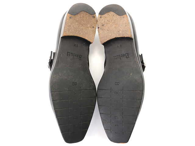Berluti ベルルッティ シングルモンクシューズ メンズ8ハーフ ネイビー