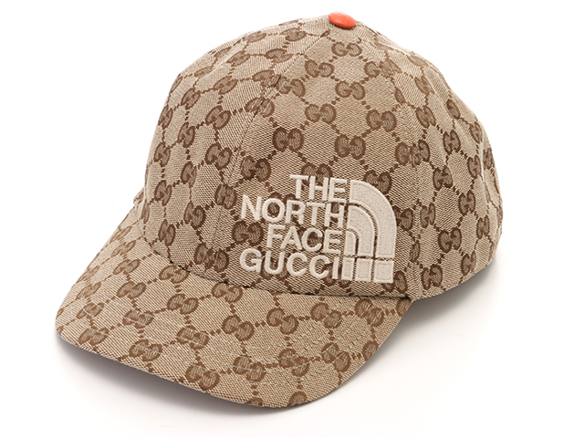 THE NORTH FACE x GUCCI グッチ×ノースフェイス キャップ コットン