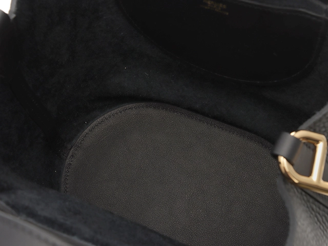 HERMES エルメス インザループ18 ブラック/トリヨンクレマンス ヴォースイフト/GP金具 B刻印 2023年 展示新品 未使用品【430】