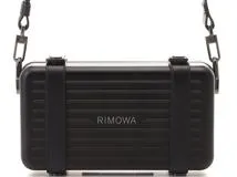 RIMOWA リモワ クロスボディバッグ ブラック アルミニウム RIMOWA リモワ クロスボディバッグ ブラック アルミニウム