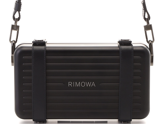 RIMOWA リモワ クロスボディバッグ ブラック アルミニウム/レザー 