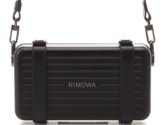 RIMOWA リモワ クロスボディバッグ ブラック アルミニウム/レザー ...